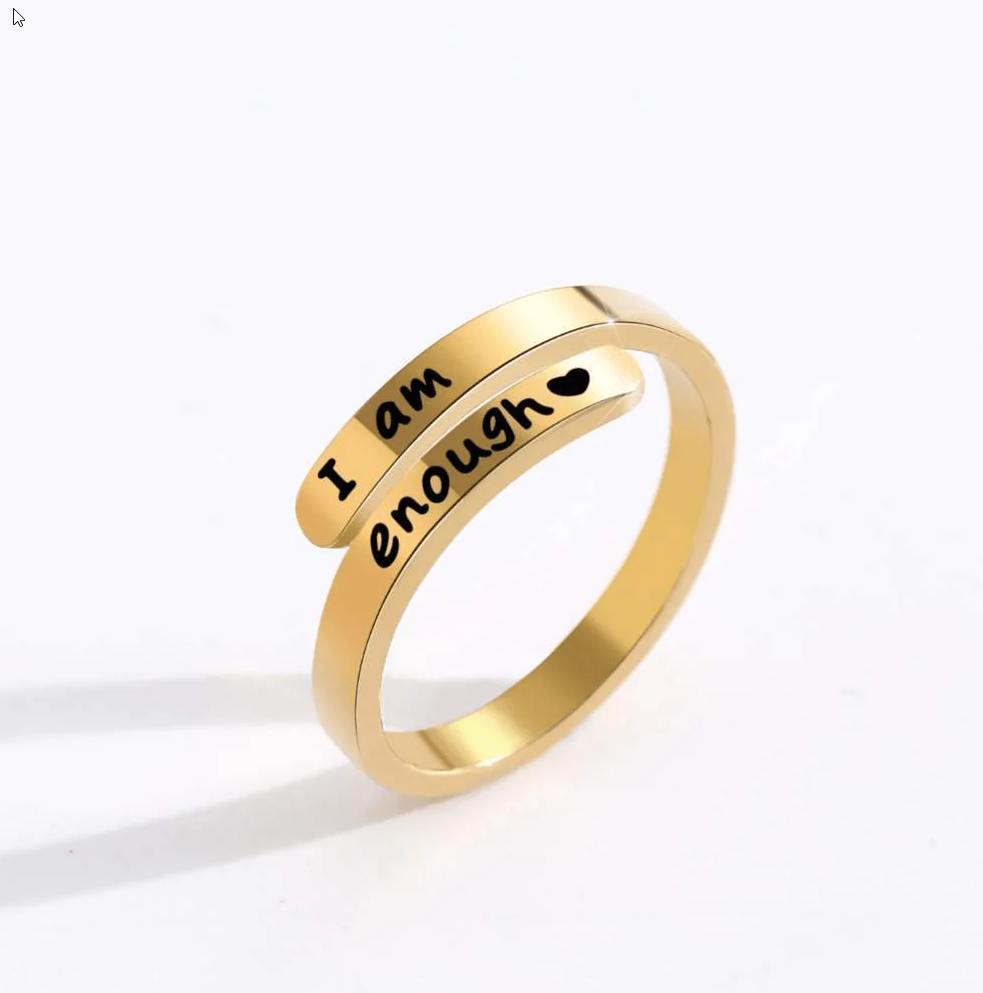 I Am Enough Ring