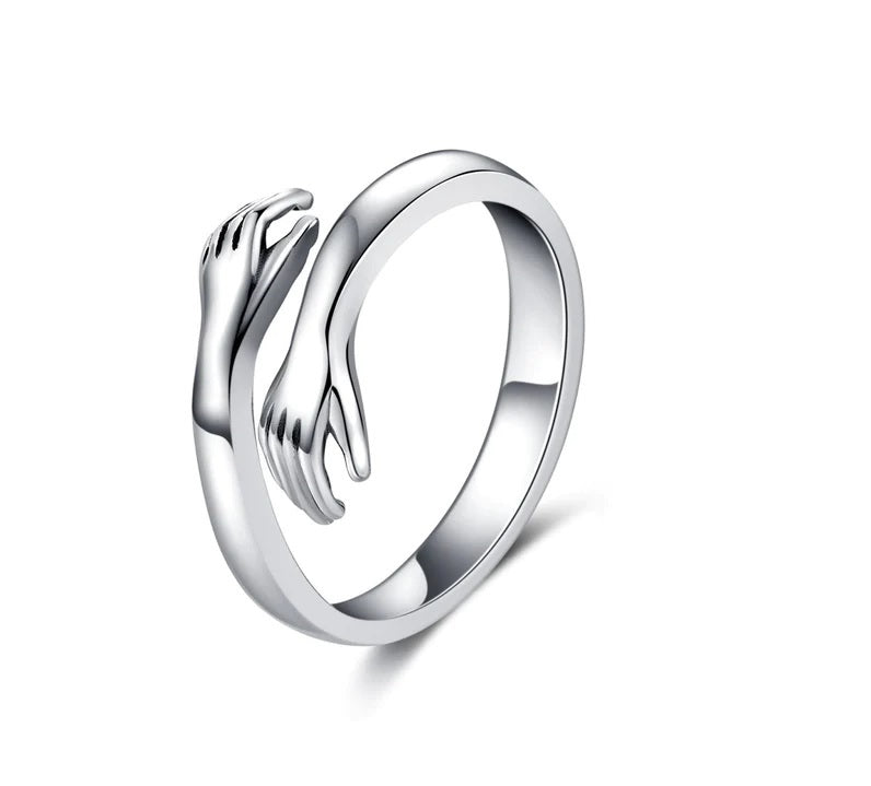 Hug Ring - 925 Sterling Silver